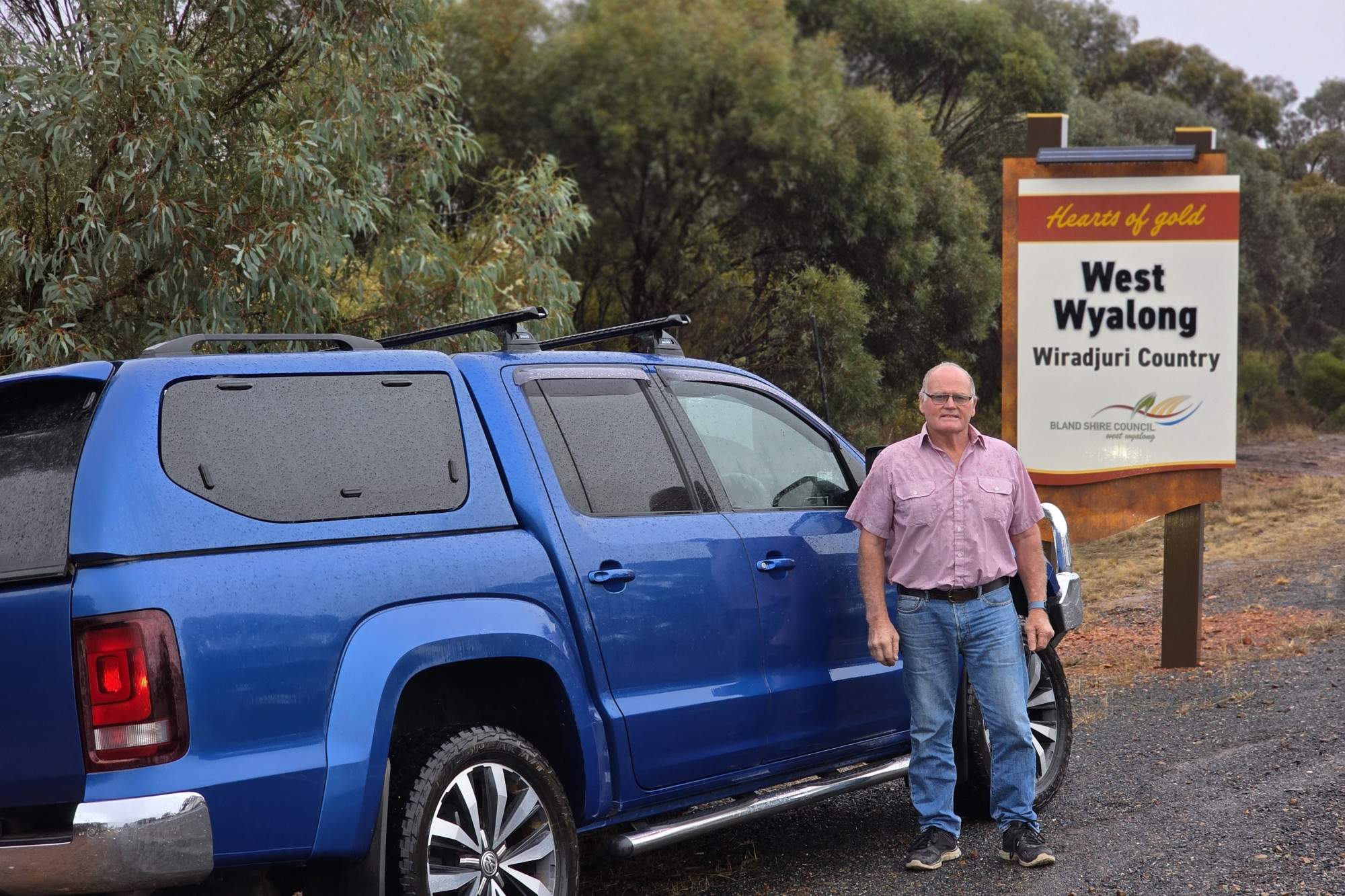 FIGHTING FOR RIGHT TO FARM: Andrew cumming along with members of the Landholders Right to Farm Group are fighting with the DECCEW to farm their land as they have done since 1907. Photo supplied.