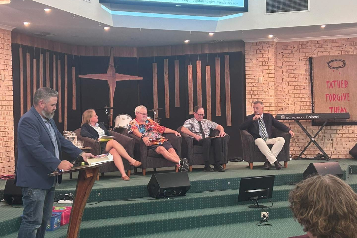 VOTING OPENS NEXT WEEK: Candidates for the seat of Parkes go at it in the second of two forums in Dubbo over the past week as early voting opens soon. Photo supplied.