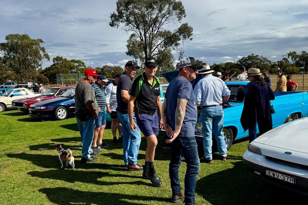 Punters from across the state came out for the classic car day.