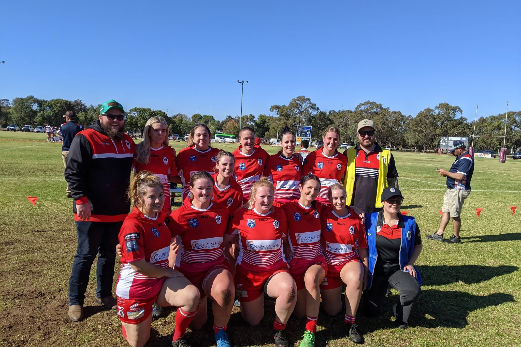 ON FIRE: The Rankins Springs Dragonettes have started the Proten Cup Women's Comp on fire. Pic supplied.