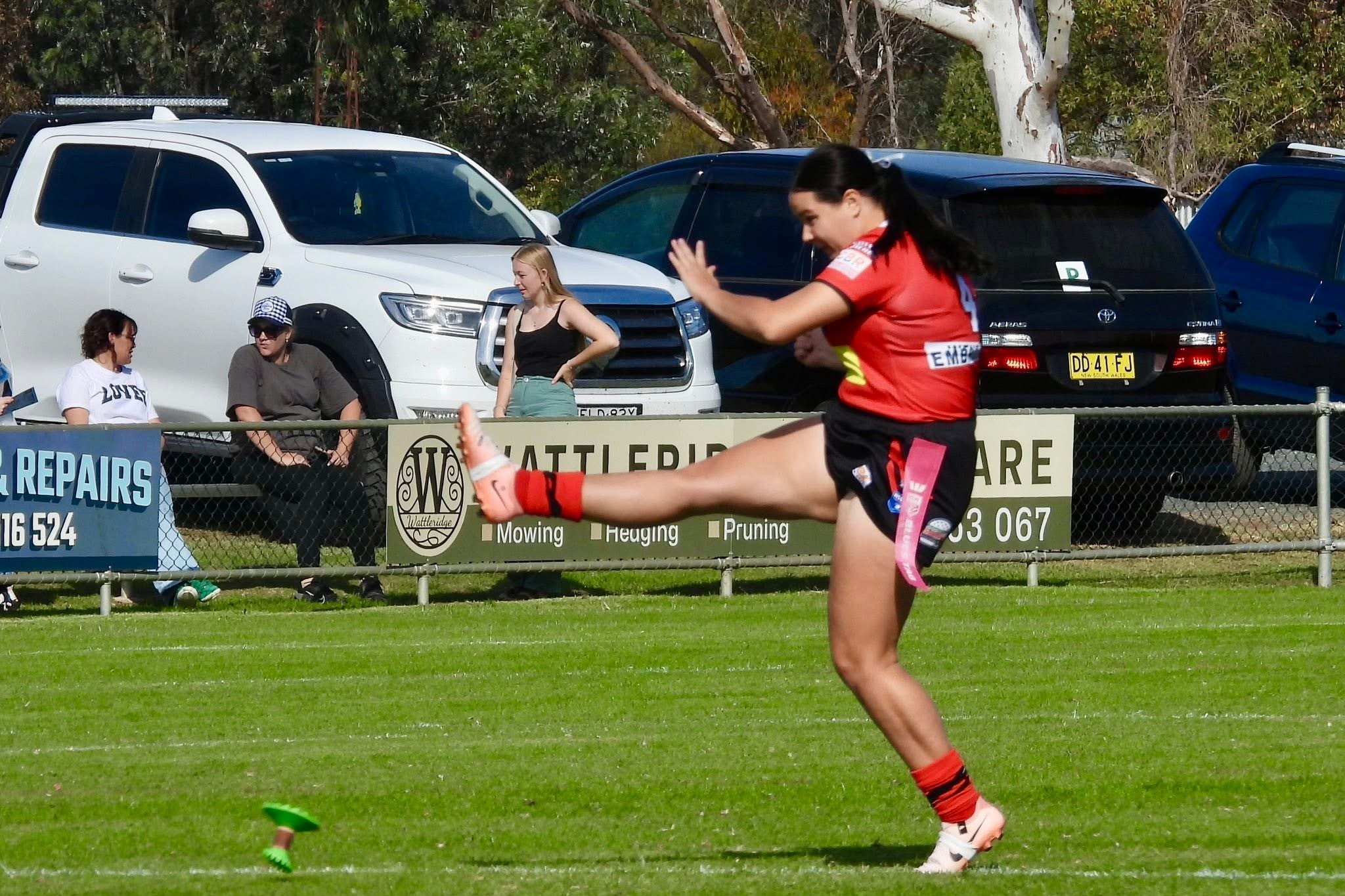 KICKING ON: The Mallee Chicks will have to regroup quickly with only two weeks until the finals. Photo supplied.