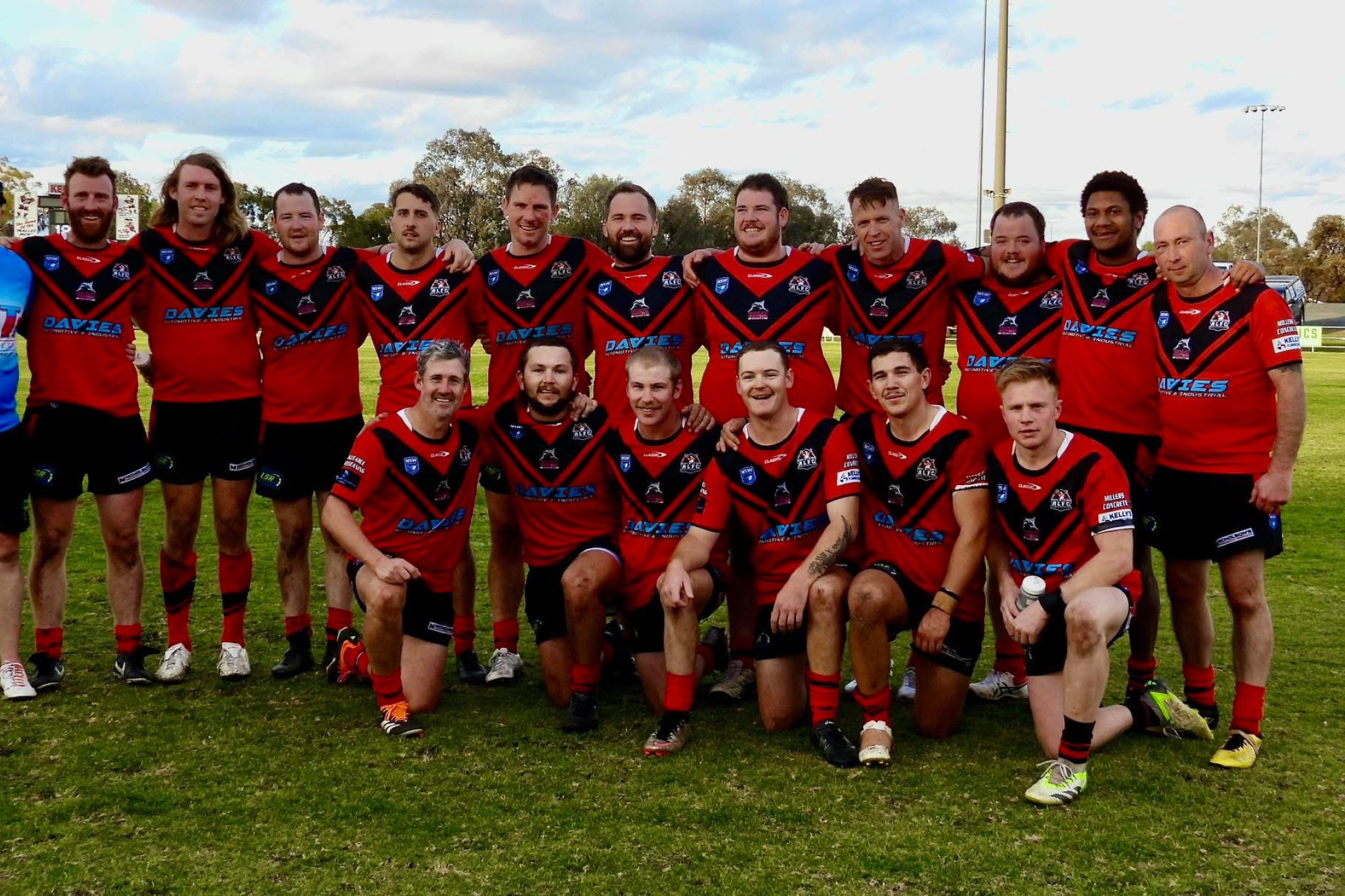 SWEET VICTORY: The WWRLFC Men's First Grade side came back from a halftime deficit to defeat Leeton. Photo supplied.