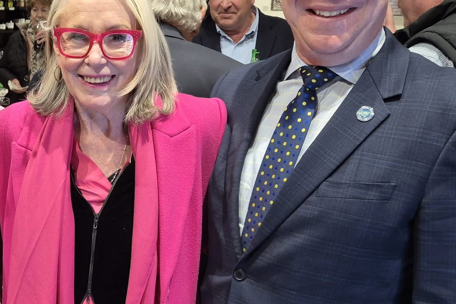 FIGHTING FOR COUNCILS AND COMMUNITIES: Local Government NSW President and Country Mayors Association of NSW (CMA) Board Member, Forbes Shire Mayor Phyllis Miller OAM with CMA Chairman Mayor Rick Firman OAM, of Temora Shire Council. Photo supplied.