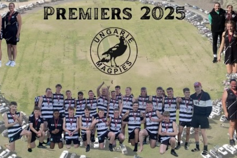 CLEAN SWOOP: Four netball sides and an AFL team were all victorious last weekend in the NRFNL grand finals. Photo byB Reece Archibald and the Ungarie Magpies.